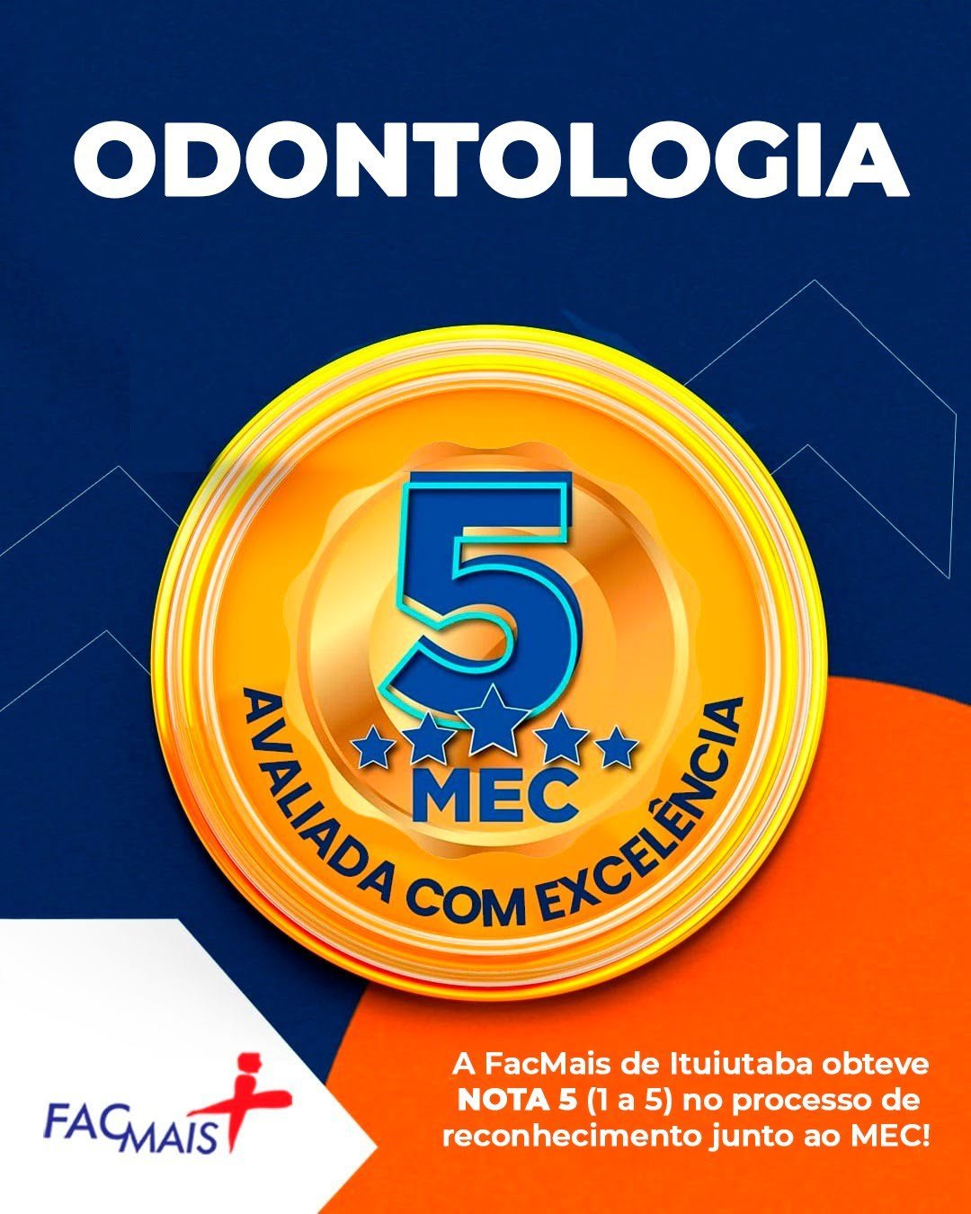 Curso De Odontologia Da Facmais Conquista Nota 5 Do Mec Conceito