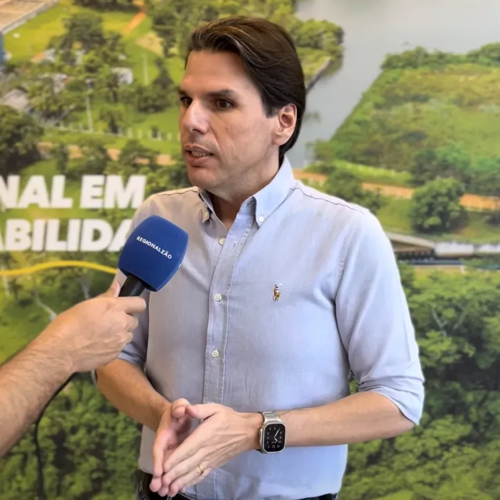 Renato Rezende em uma entrevista ao Regionalzão enquanto ainda era diretor do Dmae em Uberlândia.