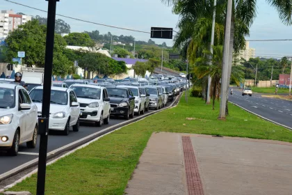 Trânsito na cidade de Uberlândia