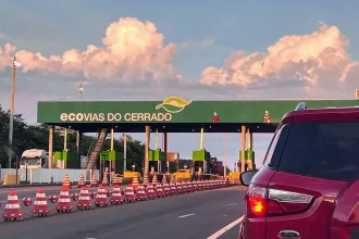 Praça de pedágios da Ecovia do Cerrado