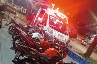 Motocicletas apreendidas na Operação Rolezinho da PMMG