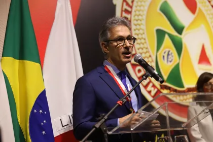 Governador Romeu Zema em evento oficial