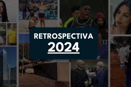 Montagem de fotos da retrospectiva 2024 feita pela equipe do Regionalzão