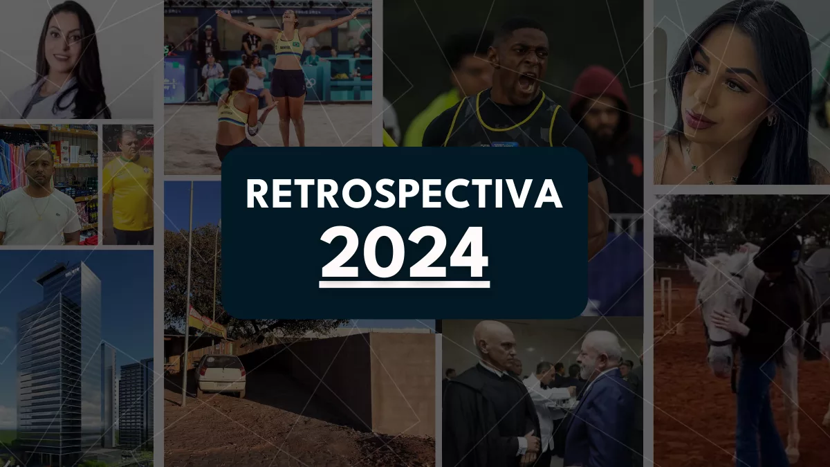 Montagem de fotos da retrospectiva 2024 feita pela equipe do Regionalzão