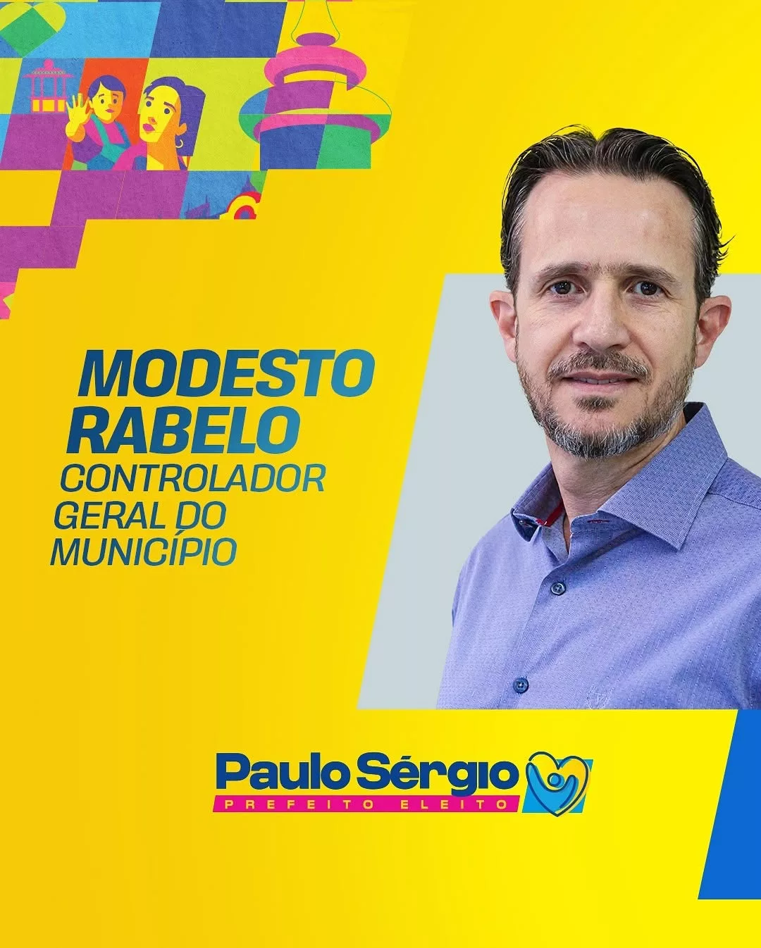 Modesto Rabelo, Controlador Geral do município