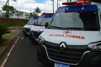 Novas ambulâncias adquiridas pela Prefeitura de Uberlândia